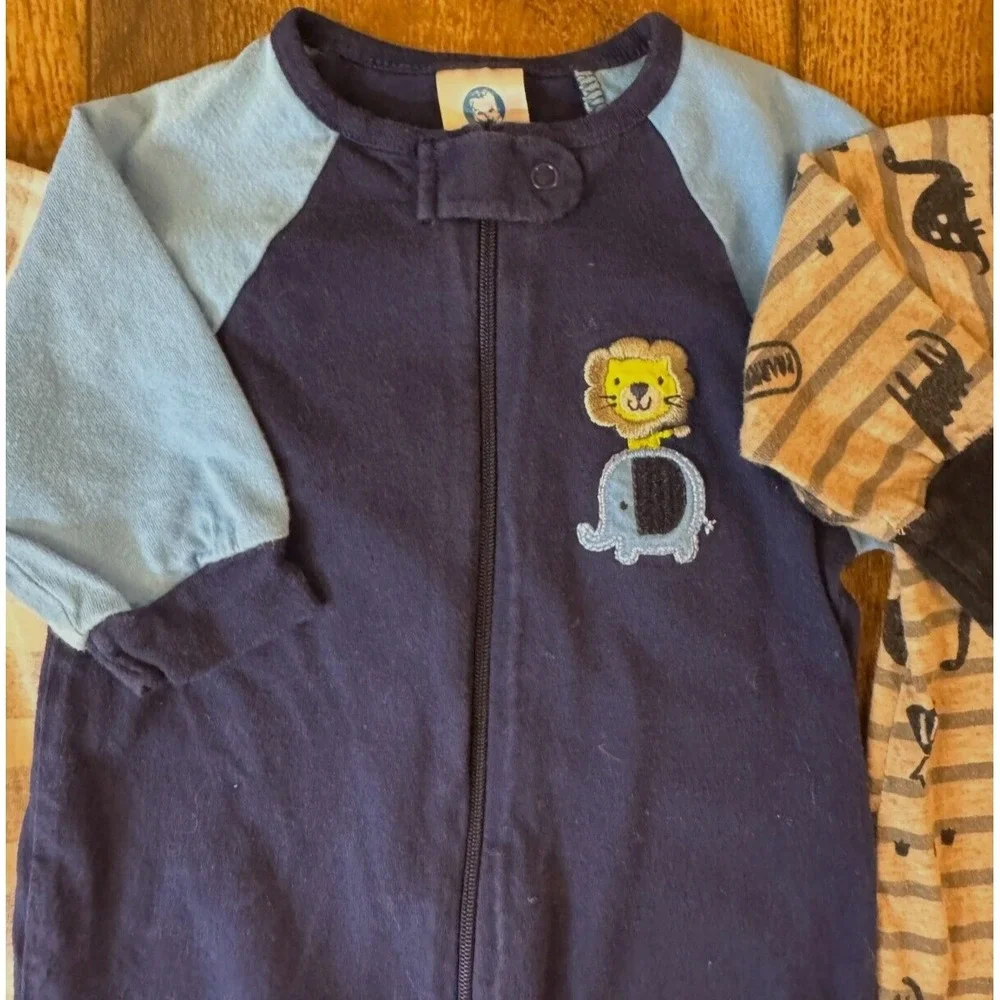 Baby Boy 0/3 Months Footed Sleepers Outfits Cotton‎ Pajamas Clothes Lot Bundle